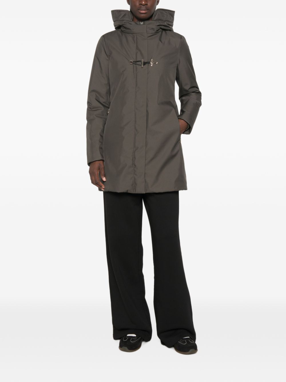 Fay Women Nylon Midi Parka Coat