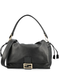 Fendi Women Baguette Large Leather Shoulder Bag