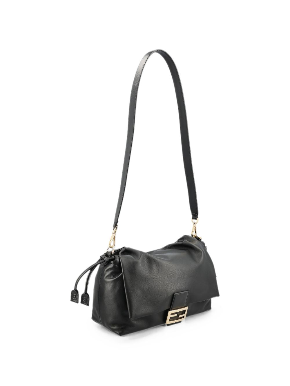 Fendi Women Baguette Large Leather Shoulder Bag