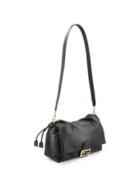 Fendi Women Baguette Large Leather Shoulder Bag