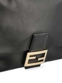 Fendi Women Baguette Large Leather Shoulder Bag