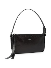 Fendi Women Zip Top Small Leather Shoulder Bag