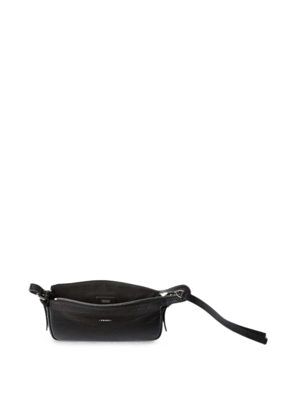Fendi Women Zip Top Small Leather Shoulder Bag