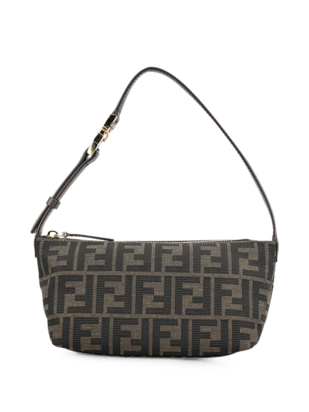 Fendi Women Ff Jacquard Pouch