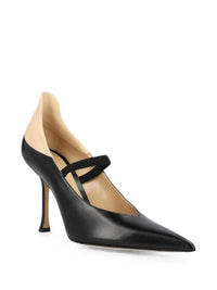 Fendi Women Fendi Nude Leather Pumps