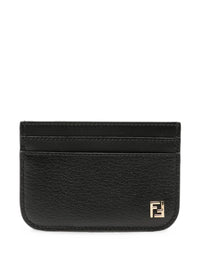 Fendi Women Ff Leather Card Case