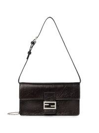 Fendi Women Tube Leather Wallet On Chain