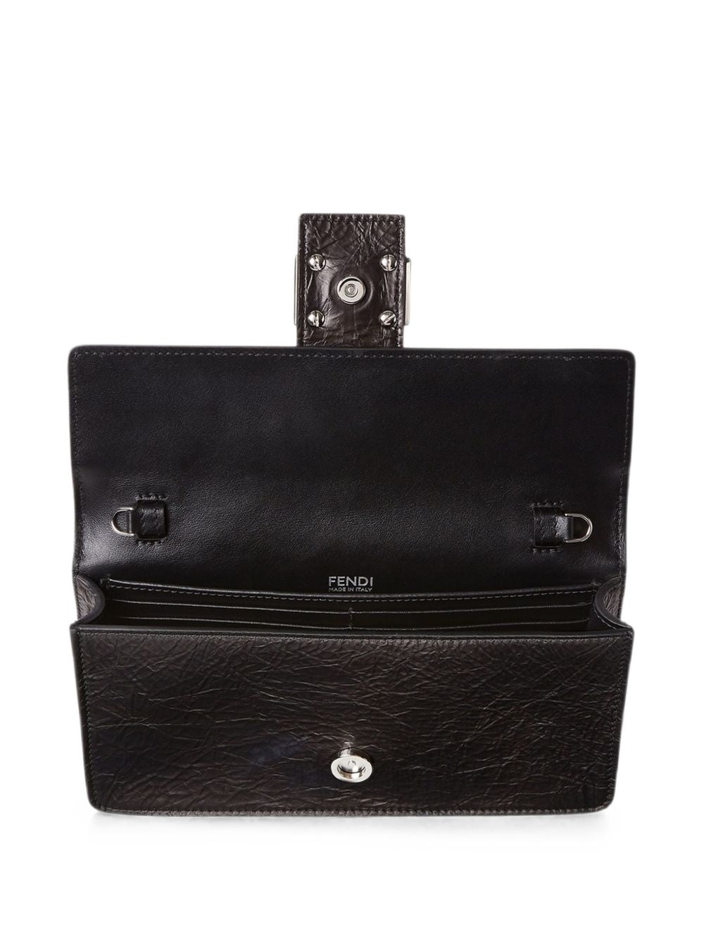 Fendi Women Tube Leather Wallet On Chain
