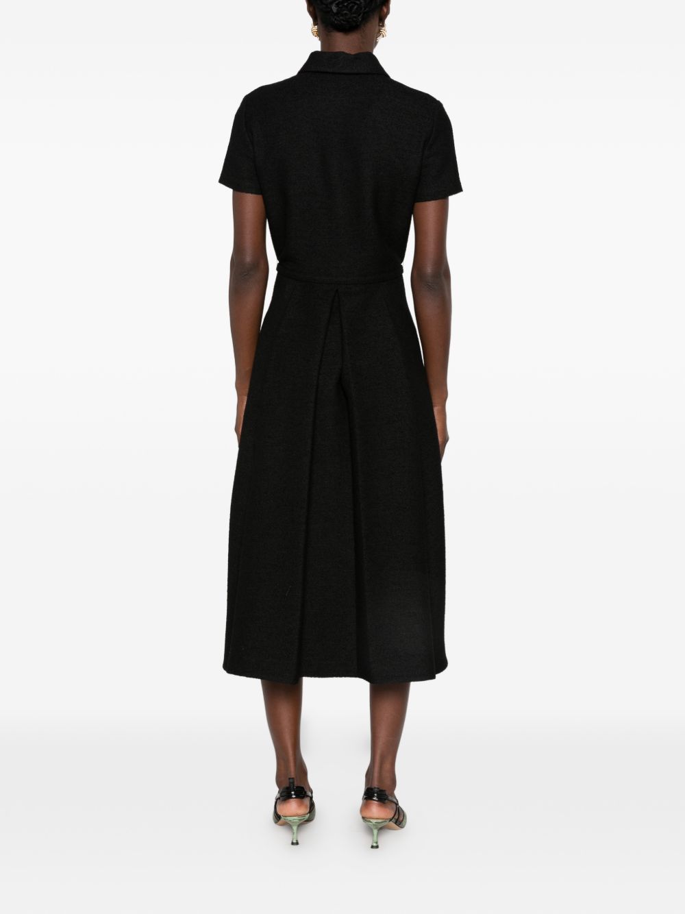 Fendi Women Bouclé Wool Midi Dress
