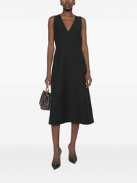 Fendi Women Wool And Silk Blend Midi Dress