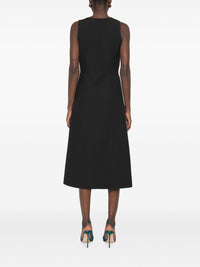 Fendi Women Wool And Silk Blend Midi Dress