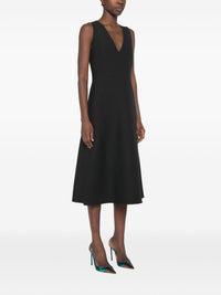 Fendi Women Wool And Silk Blend Midi Dress