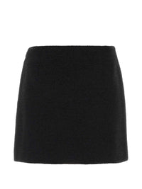 Fendi Women Bouclé Wool Mini Skirt
