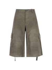 Fendi Women Cotton Cargo Trousers