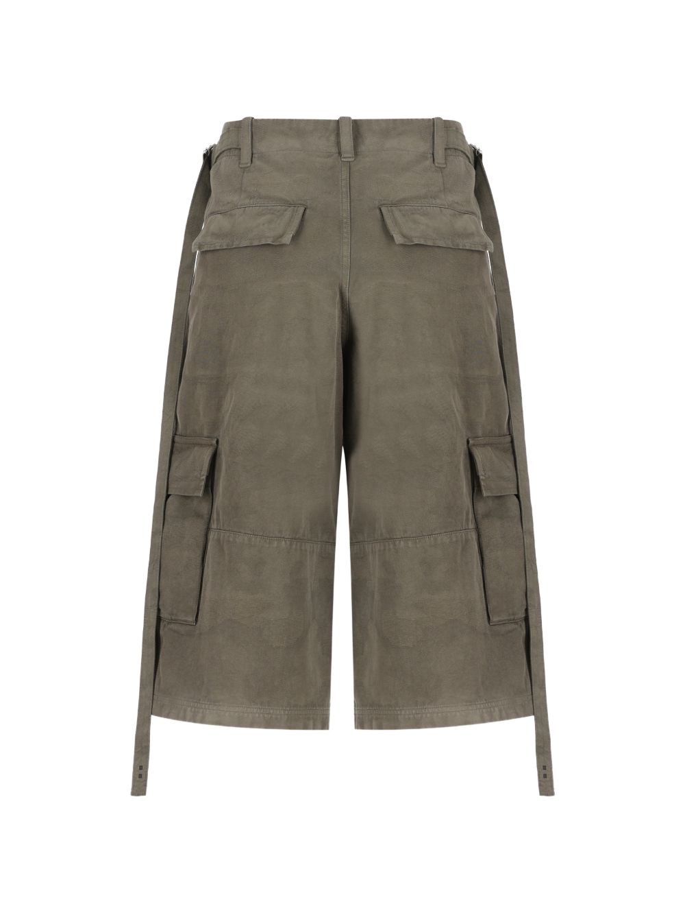Fendi Women Cotton Cargo Trousers