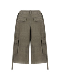 Fendi Women Cotton Cargo Trousers