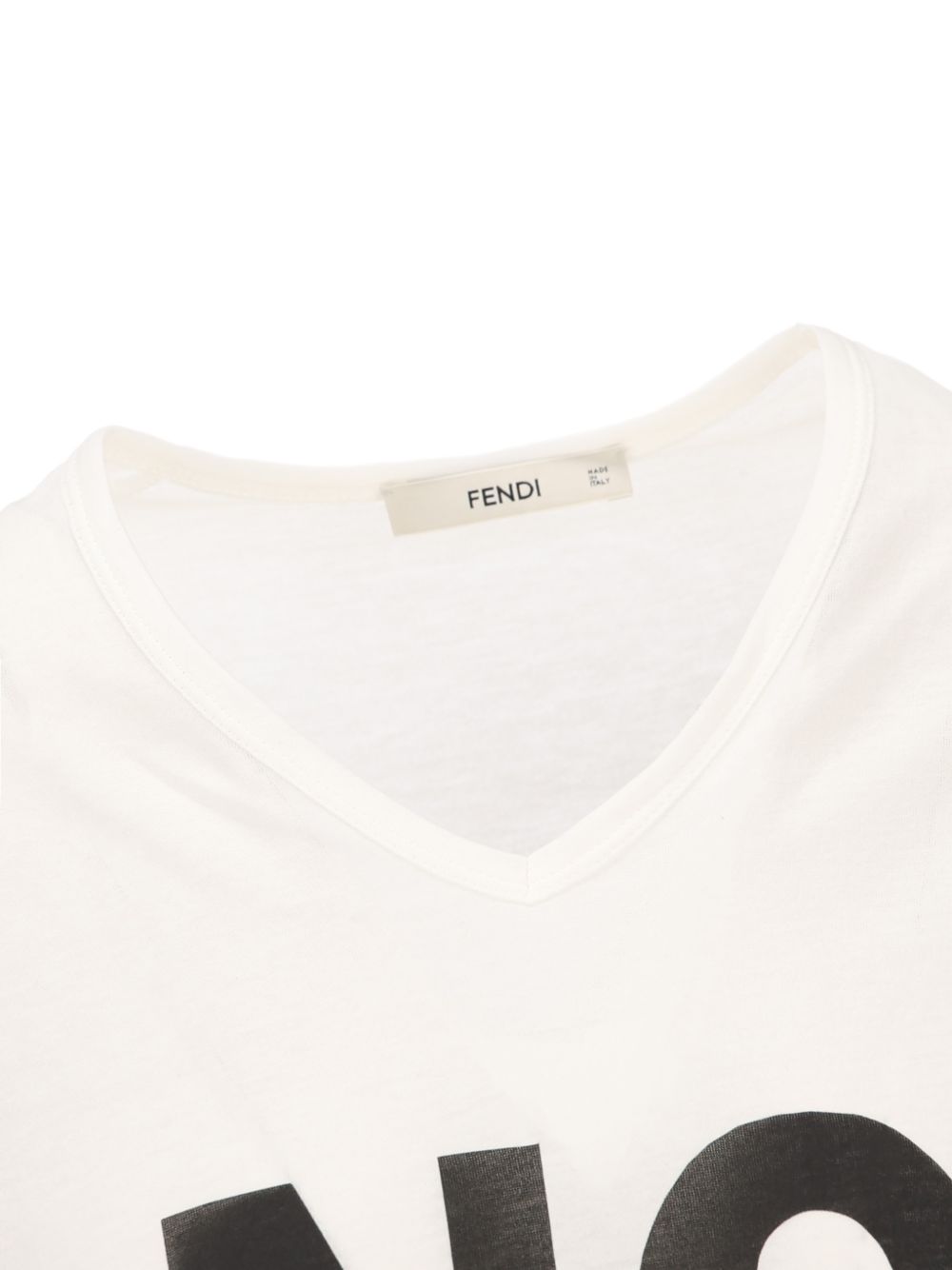 Fendi Women No Print Cotton T-Shirt