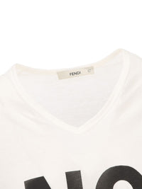 Fendi Women No Print Cotton T-Shirt