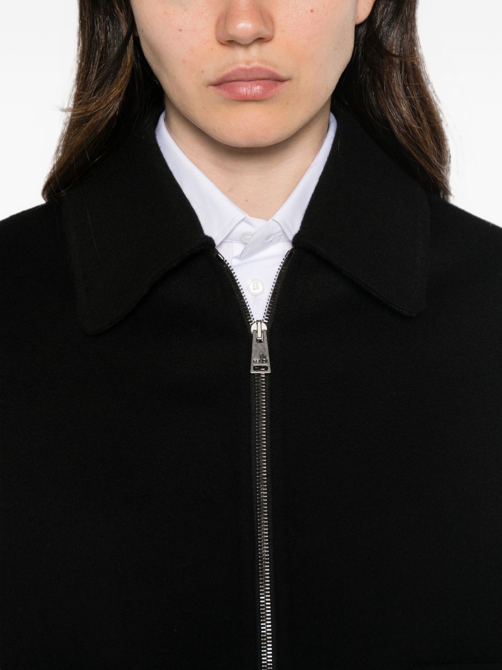 Fendi Women Ff Wool Blouson Jacket