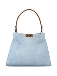 Fendi Women Fendi Way Medium Denim Tote