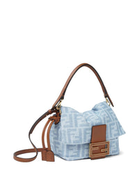 FENDI Fendi Women Mamma Baguette Small Denim Handbag