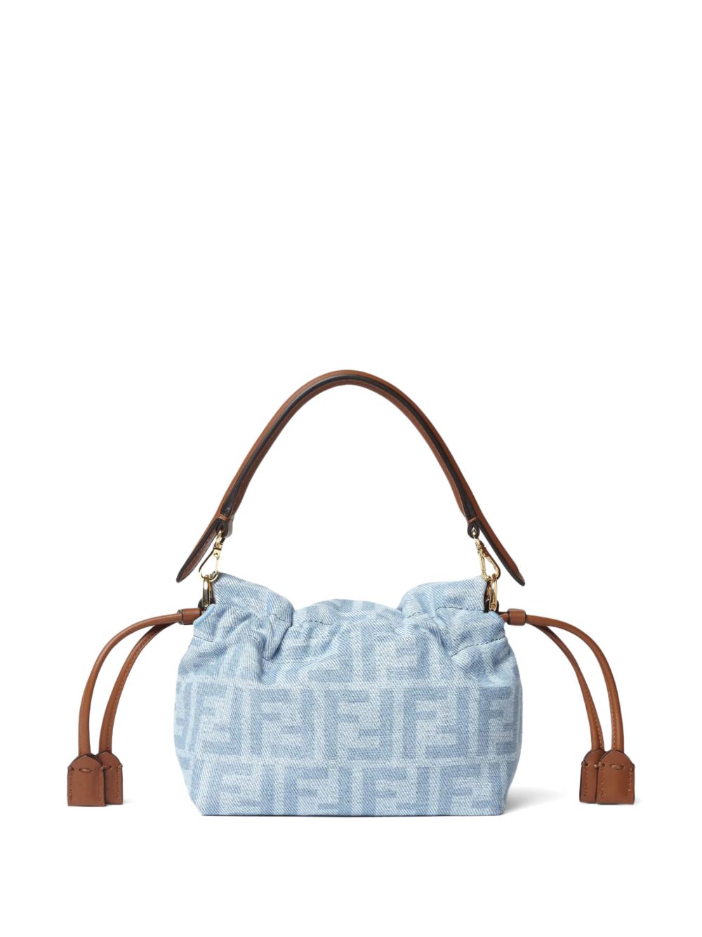 FENDI Fendi Women Mamma Baguette Small Denim Handbag