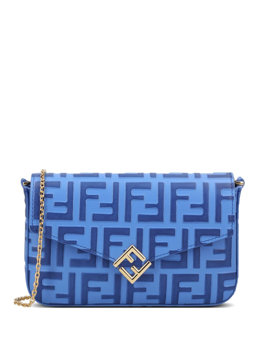 Fendi Women Ff Diamonds Leather Wallet On Chain – Bluefly