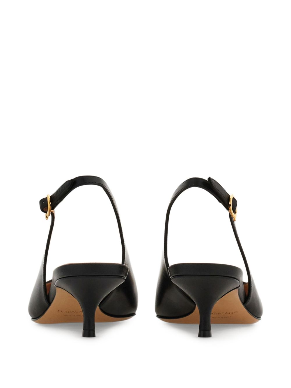 FERRAGAMO Ferragamo Women Gancini Leather Slingback Pumps