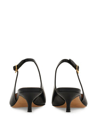 FERRAGAMO Ferragamo Women Gancini Leather Slingback Pumps