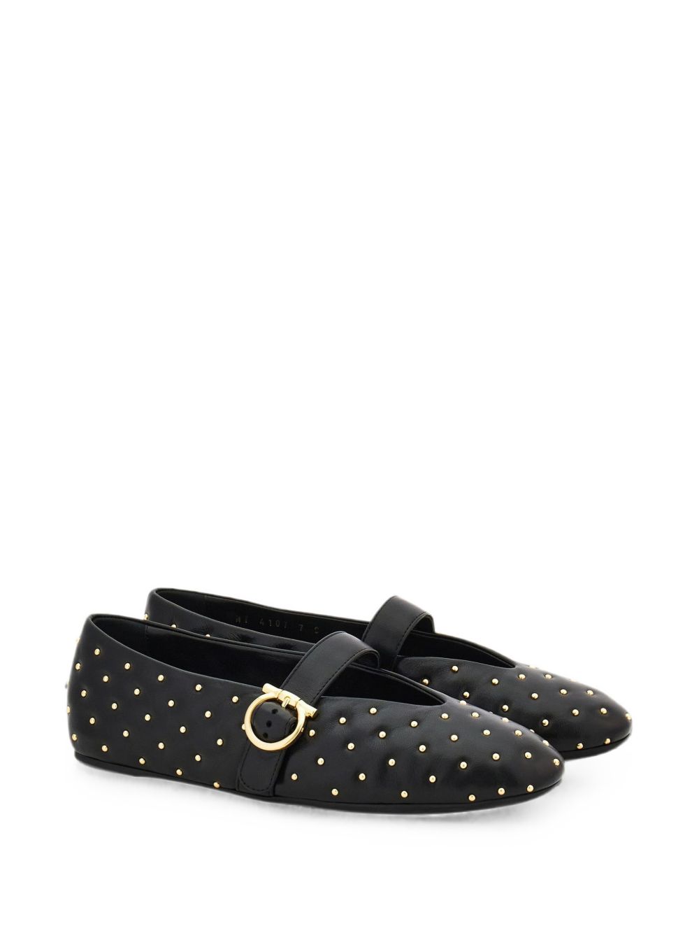 Ferragamo Women Leather Quilted Ballet Flats