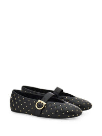 Ferragamo Women Leather Quilted Ballet Flats