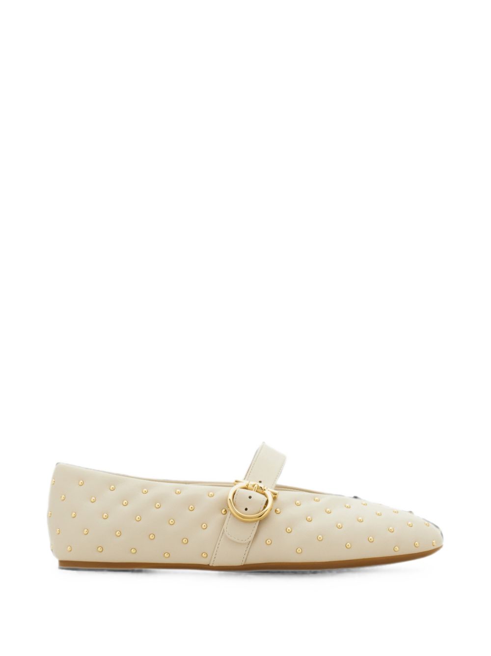 Ferragamo Women Leather Quilted Ballet Flats