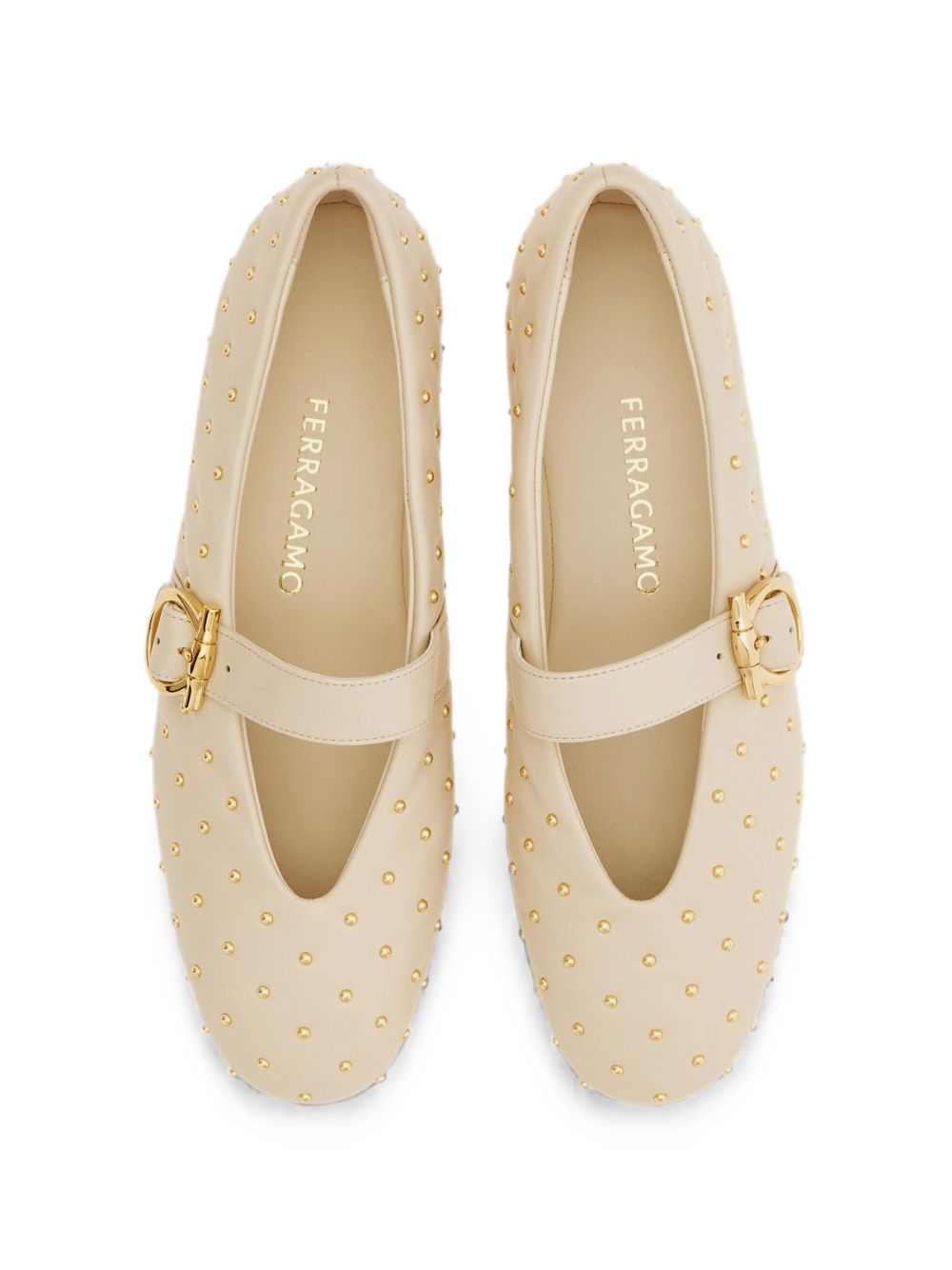 Ferragamo Women Leather Quilted Ballet Flats