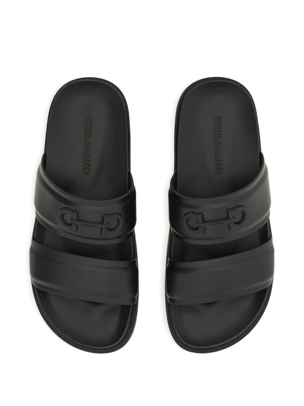 Ferragamo Men Gancini Slide Sandals