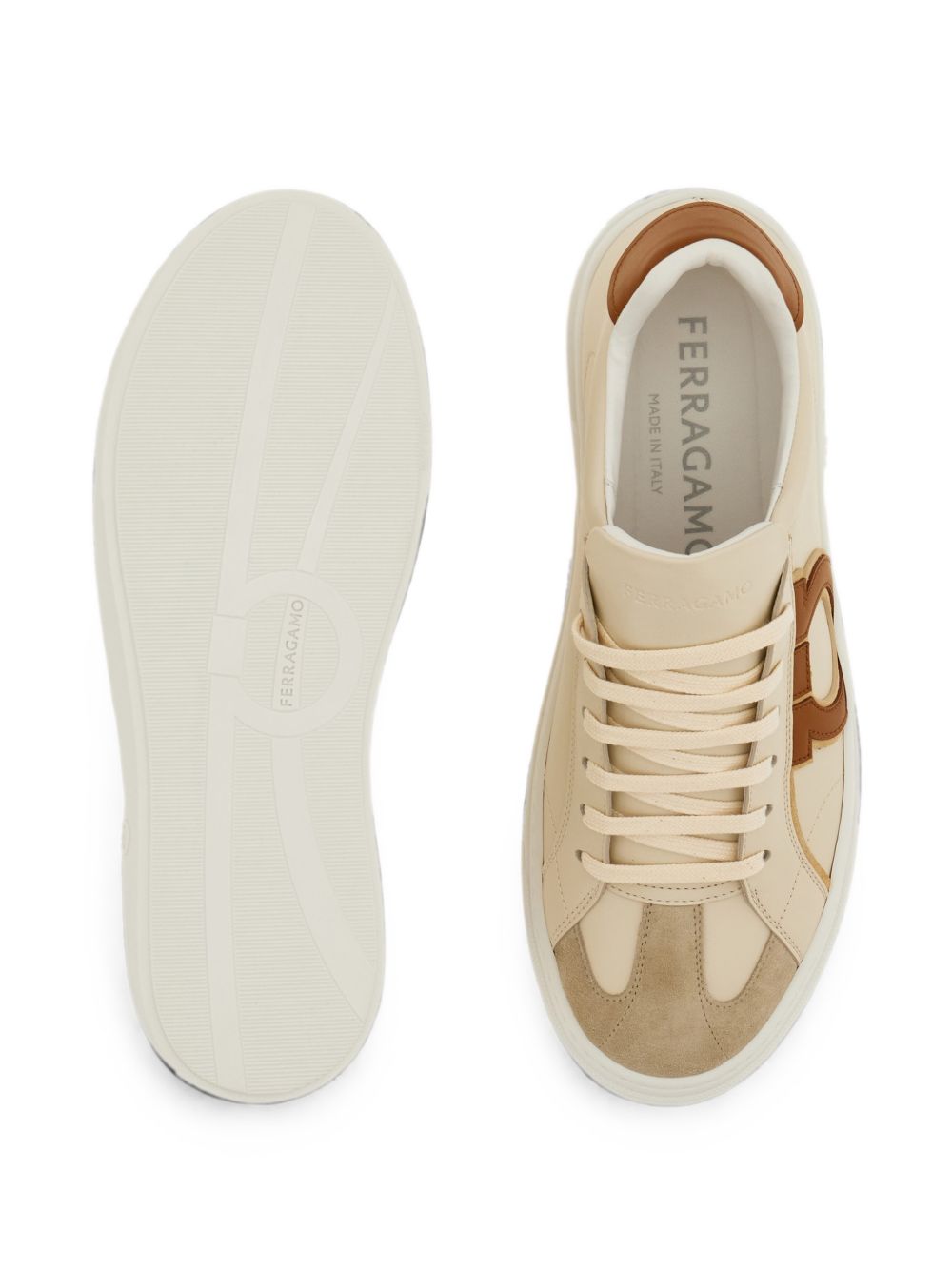 Ferragamo Men Leather Sneakers