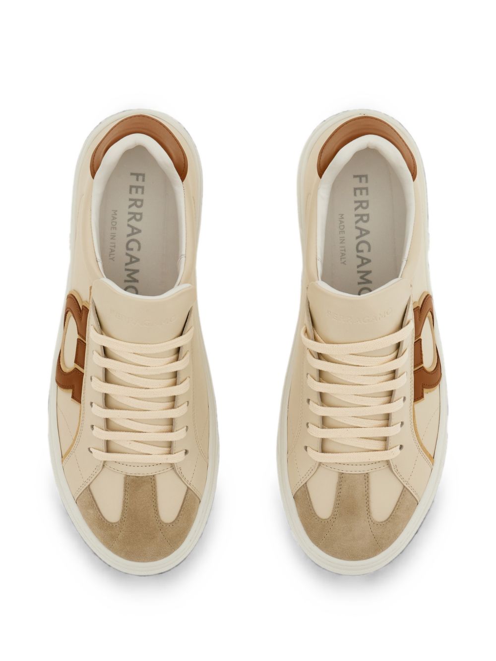 Ferragamo Men Leather Sneakers