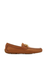 Ferragamo Men Leather Driver Shoes