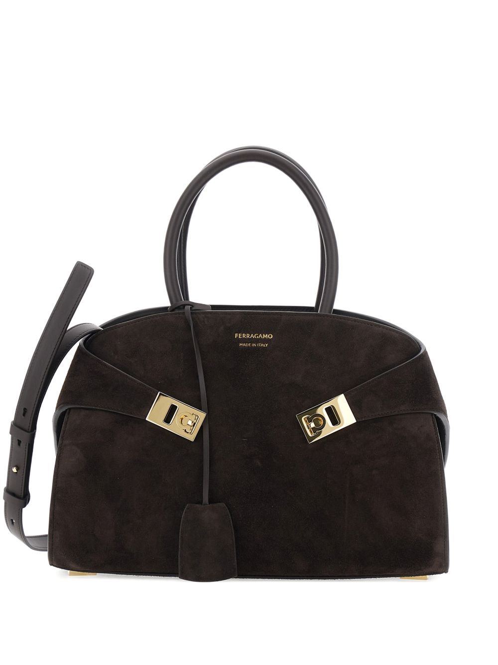 FERRAGAMO Ferragamo Women Hug Small Leather Handbag
