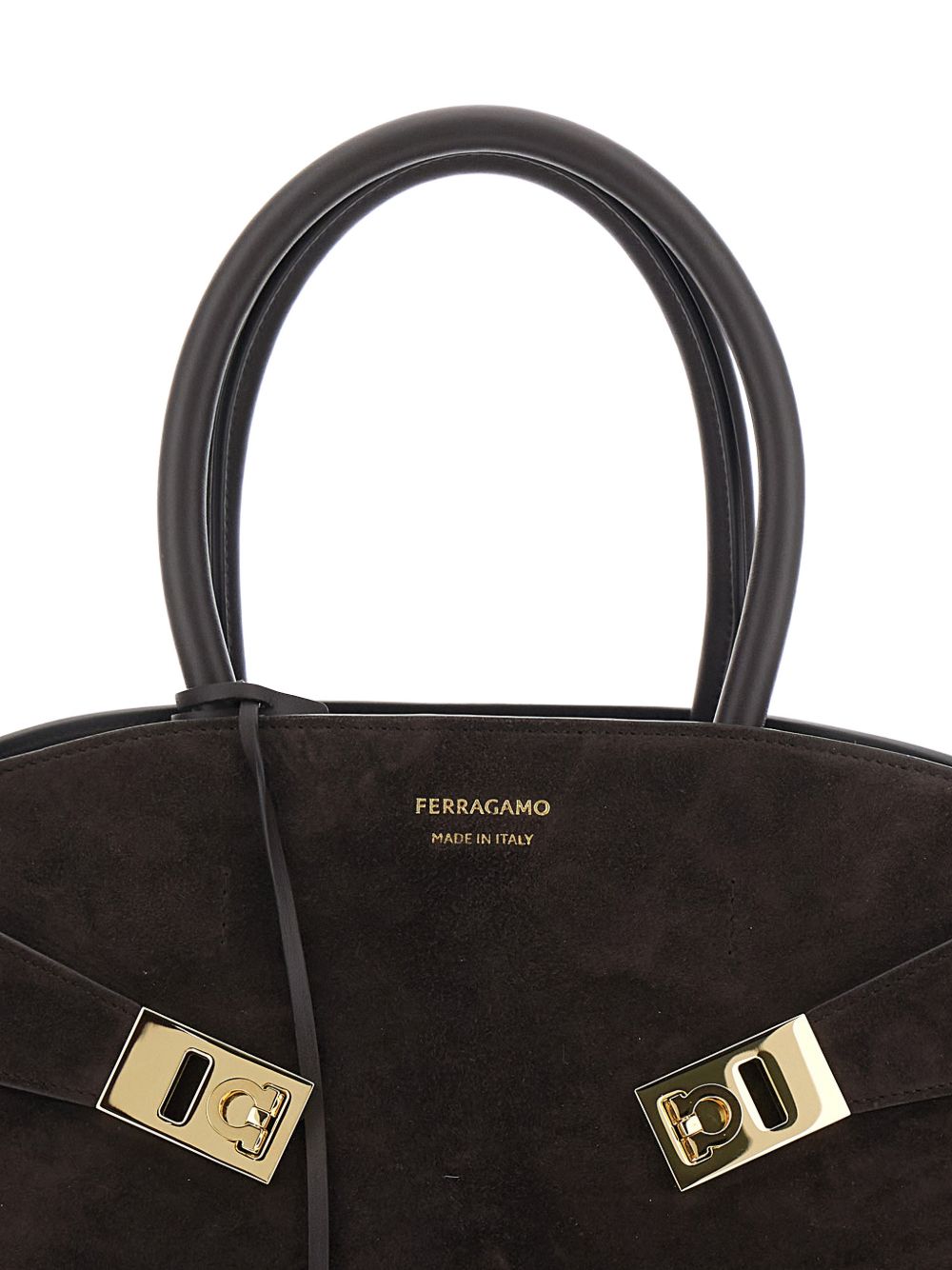 FERRAGAMO Ferragamo Women Hug Small Leather Handbag