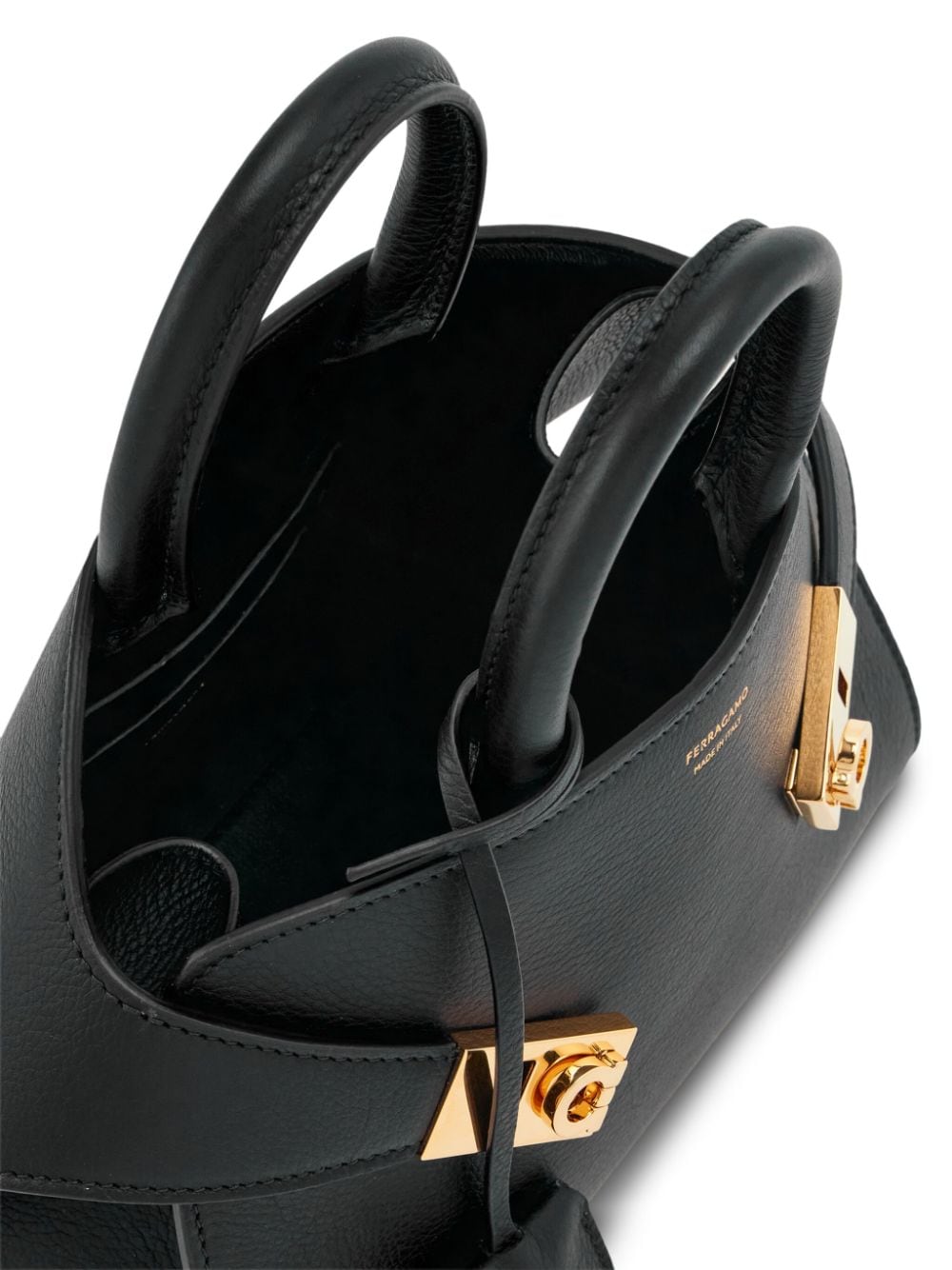 FERRAGAMO Ferragamo Women Hug Mini Leather Handbag