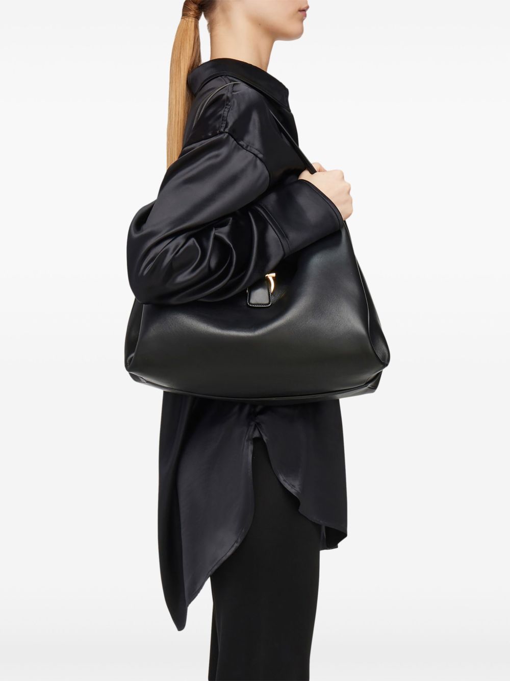 FERRAGAMO Ferragamo Women Gancini Leather Tote Bag