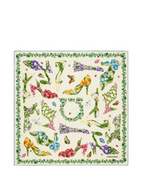 Ferragamo Women Printed Silk Foulard