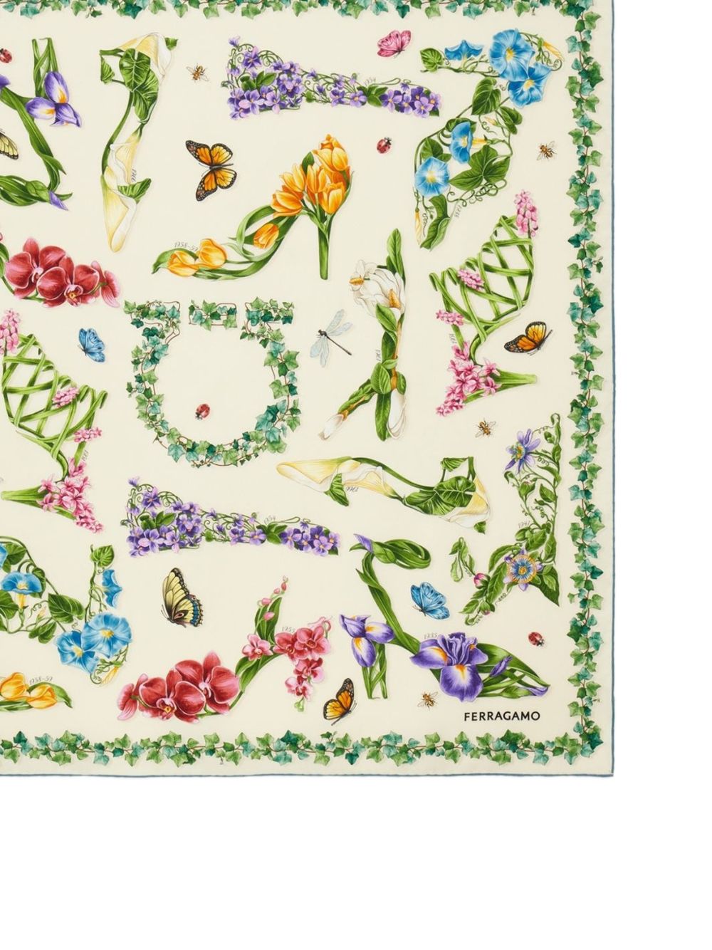 Ferragamo Women Printed Silk Foulard