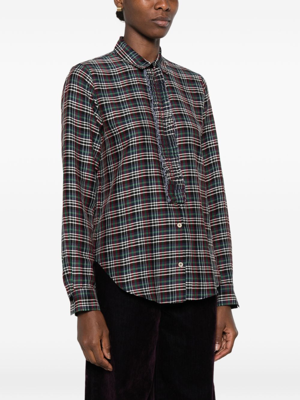 Forte Forte Women Cotton Blend Tartan Shirt
