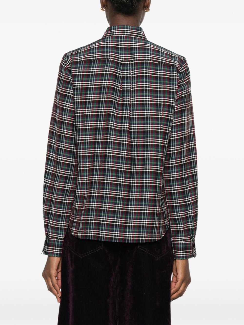 Forte Forte Women Cotton Blend Tartan Shirt