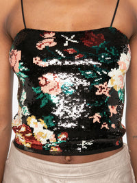 Forte Forte Women Sequined Bralette Top