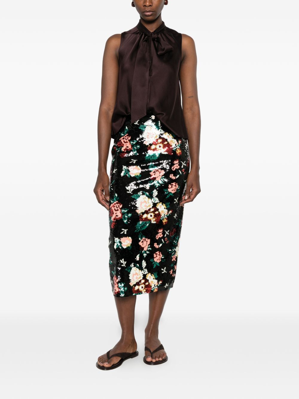 Forte Forte Women Sequined Midi Skirt
