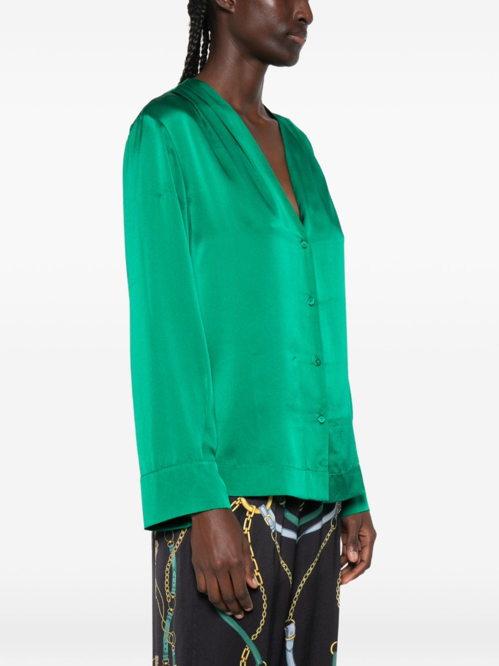 Forte Forte Women Silk Satin Shirt