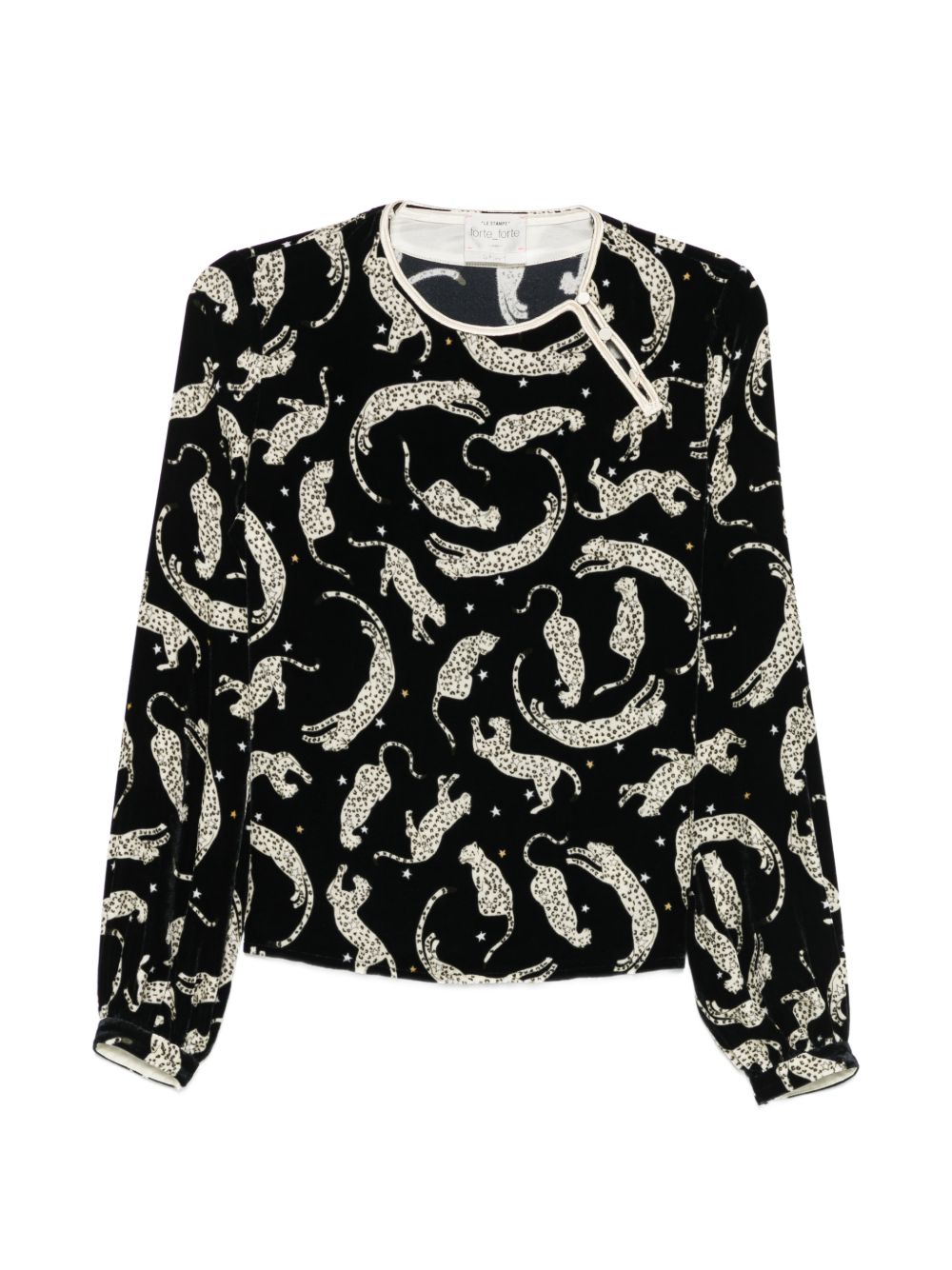 Forte Forte Women Printed Velvet Blouse
