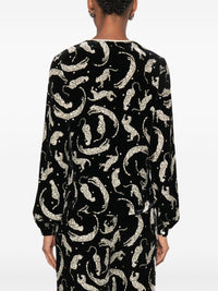 Forte Forte Women Printed Velvet Blouse